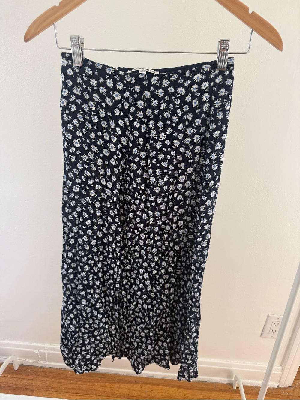 Reformation Floral Maxi Skirt
